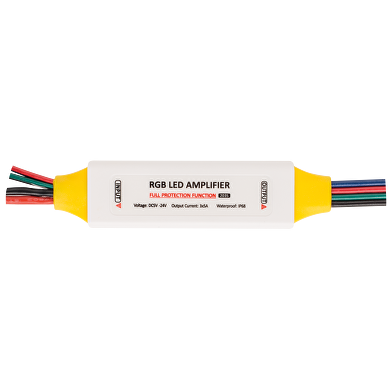 Amplificador profesional para tira de LED de un color 10A, 5-24V DC, IP63