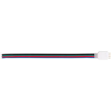 Conector flexible para RGB tira de LED (macho)-5un.