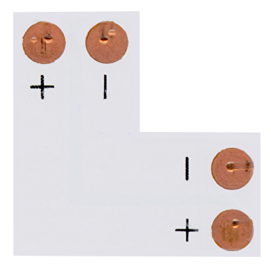 Conectores angulares para tira de LED un color 8 mm - 5 un.