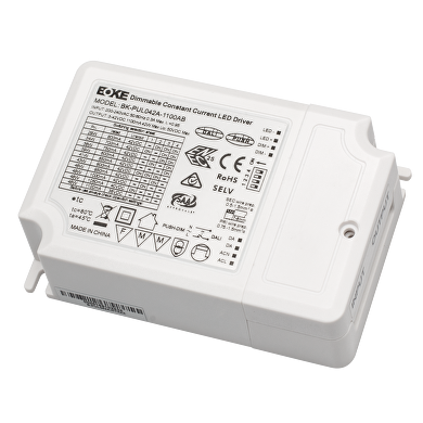 Driver DALI,PUSH,1-10V/DC,PMW dimable universal para LED luminarias, 45W 600-1100mA