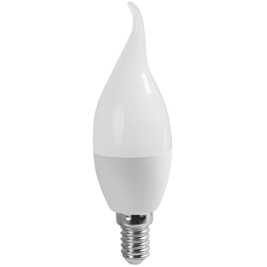 LED bombilla VELA "GOLPE DE VIENTO" 5W, E14, 2700K(luz càlida), 220-240V AC, SMD2835