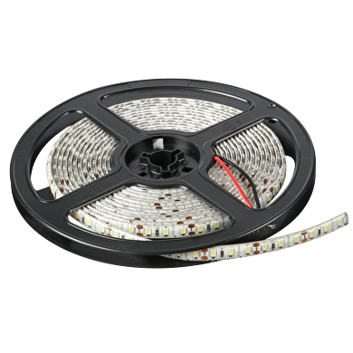 Tira de LED 9.6W/m 3000K(luz càlida) 950lm/m 12V/DC, SMD2835 ,120LEDs/m,5m, IP65