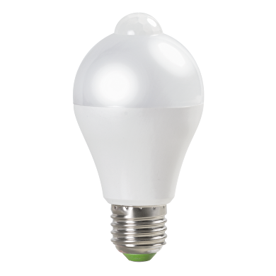 Bombilla de LED Standart con sensor de movimiento PIR 6W, E27, 4200K, 220V, SMD2835