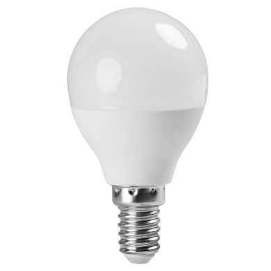 LED bombilla esfèrica 5W, E14, 2700K(luz càlida), 220-240V AC, SMD2835