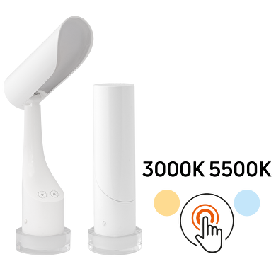 LED lámpara portátil de mesa ,recargable  7W