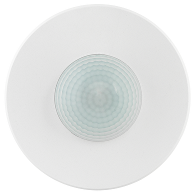 Sensor (PIR) de movimiento con zona de alta sensibilidad y ajuste del radio de detección,montaje de superficie, 360°, 10m, IP20