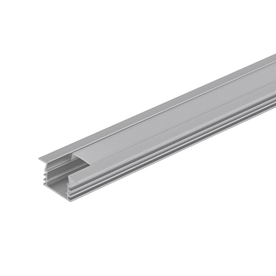 Perfil de aluminio para tira de LED de empotrar profundo 2m.