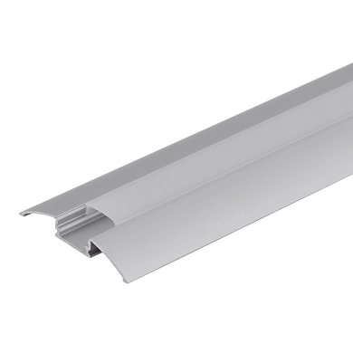 Perfil de aluminio de superficie para tiras de LED, transicional, 2m