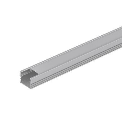 Perfil de aluminio de superficie para tira de LED , profundo, 2m