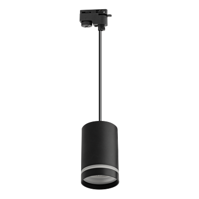 Foco de carril, monofásico, GU10, 220-240V AC, IP20, RING, BLANCO