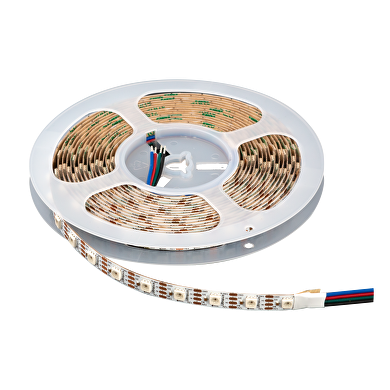 Tira de LED digital RGB , 25.8W/m (0,43W/pixel), IC WS2815B, 12V DC, 60 pixels/m (60 LED/m), IP20, 5m