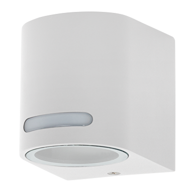 Luminaria de fachada con haz de luz individual, GU10, IP44,montaje en pared,blanco