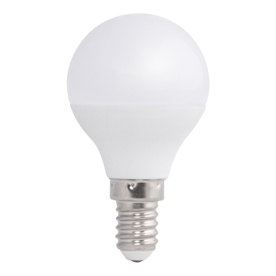 LED bombilla esfèrica 5W, E14, 2700K(luz càlida), 220-240V AC, SMD2835
