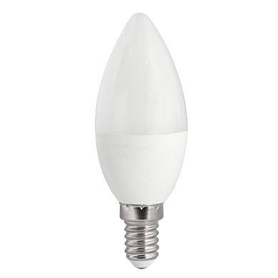Bombilla de LED  VELA 5W, E14, 3000K, 220-240V AC, luz cálida