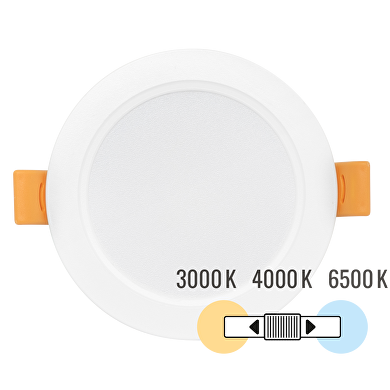 Downlight de LED, 5W, 3000K/4000K/6500K(CCT),IP54,220V-240V AC,Flickerless,redondo de empotrar