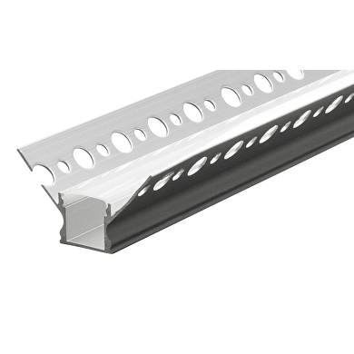 Perfil de aluminio para placas de yeso laminado (pladur) 3m, ángulo interior, 13mm