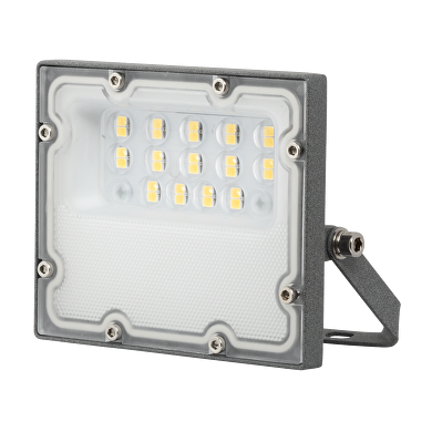 Proyector LED SLIM 20W, 5000K(luz neutral),90°, 220-240V AC, IP65,gris