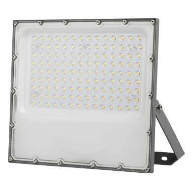 Proyector LED SLIM 100W, 5000K(luz neutral),90°, 220-240V AC, IP65,gris
