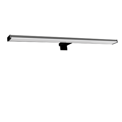 LED aplique de baño para espejo,pared o mueble , 12W, 4000К,resistente al agua IP44,negro