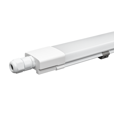 Pantalla estanca de LED serie slim 1.50m, IK08, 42W, 4000K, 220-240V AC, IP65