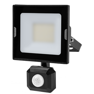 Proyector de 30W, 4000K,con PIR sensor de presencia, slim diseño 220-240V AC, IP44