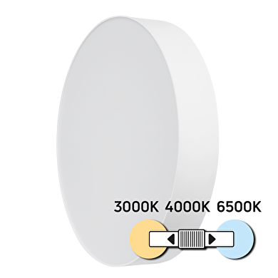 Plafón CCT ,blanco, redondo, 36W, 3000K/4000K/6500К, 220-240V AC, IP20