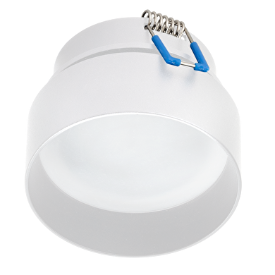 Aro decorativo de empotrar con bajo nivel de deslumbramiento y iluminación indirecta, color blanco