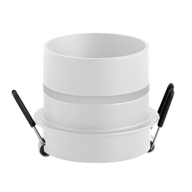 Aro decorativo de bajo deslumbramiento con efecto Glow color blanco