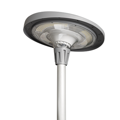 LED luminaria solar con mando a distancia y Bluetooth gestión, 20W max.,RGBW, ∅78, 140°, IP65