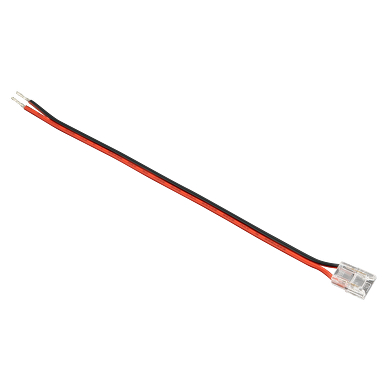 Conector flexible de alimentación  para tira de  LED de un color 10mm, 50un.