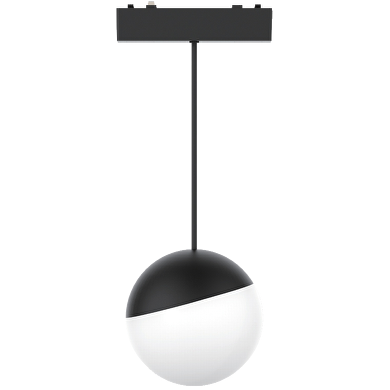 LED SMART pendel magnético, esférico, blanco/negro 6W, CCT, 48V DC