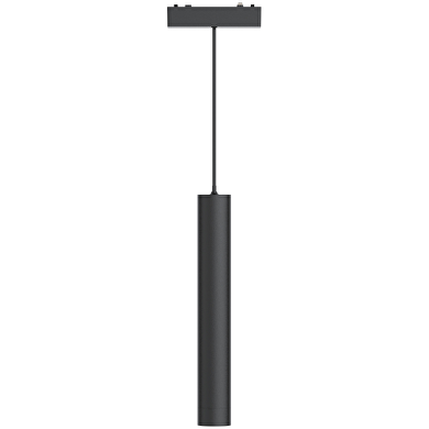LED SMART pendel magnético, cilíndrico, negro 12W, CCT, 48V DC