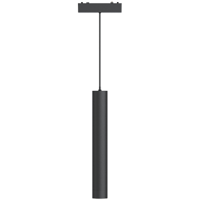 LED SMART pendel magnético, cilíndrico, negro 6W, CCT, 48V DC