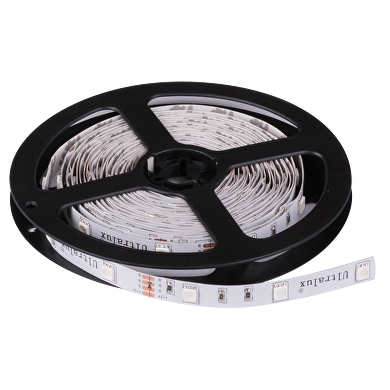Tira de LED RGB 7.2W/m 12V/DC, SMD5050 30 LEDs/m,5m, IP20