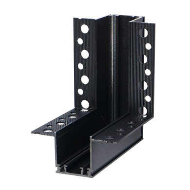 L conector para carril profundo  de empotrar