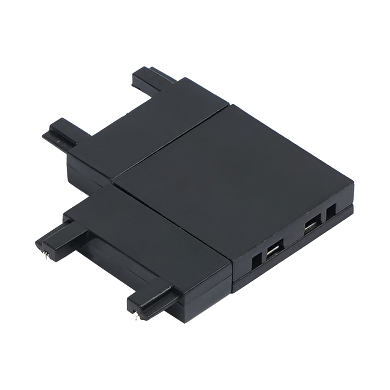 L conector horizontal para carril slim de superficie