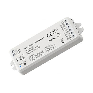 WI-FI RF DMX512 controlador  3 en 1 multifuncional , 12-36 V DC