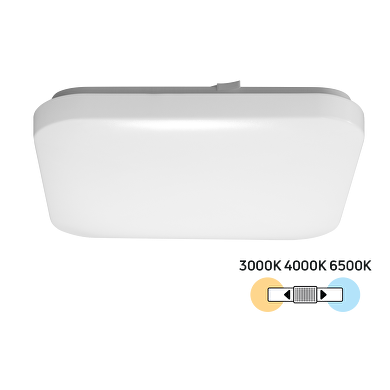 LED Slim CCT plafón de 12W, 3000K/4000K/6500K