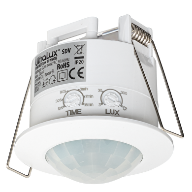 Sensor de movimiento(PIR) de empotrar  360°/6m
