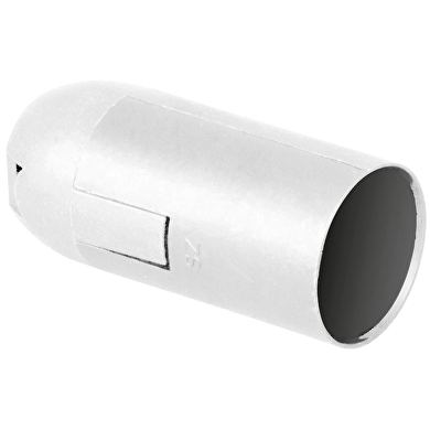 Zócalo plástico Е14 liso blanca