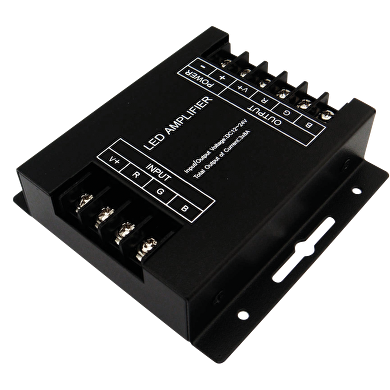 Amplificador para tiras de LED RGB , 24A, 12-24V DC, 576W(24V/DC)