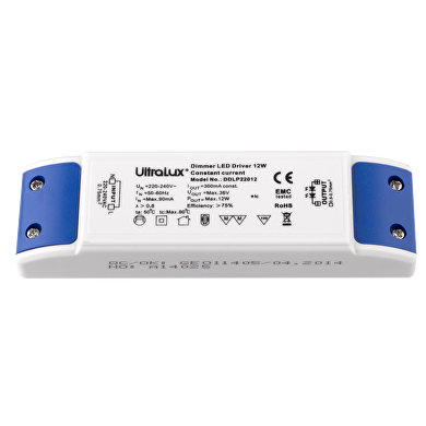 Driver TRIAC dimable para LED luminarias, 12W 300mA