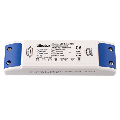 Driver TRIAC dimable para LED luminarias, 18W 300mA