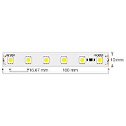 Tira de LED 14.4W/m, 24V/DC,4200K(luz neutral),60 leds/m,SMD5050 5m(rollo),IP20,estabilizador de corriente,serie profesional