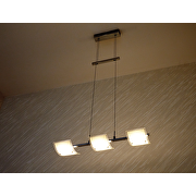 LED colgante 15W, 2700K(luz càlida)220V, IP20, chromo-cristal