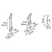 LED colgante 15W, 2700K(luz càlida)220V, IP20, chromo-cristal