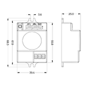 Sensor ajustable de microondas para plafónes 360° / 180°, 8 m