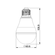 Bombilla de LED Standart con cèlula crepuscular 6W E27 4200K SMD2835