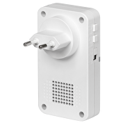RF Timbre inalámbrico con pulsador kinetico IP44 blanco
