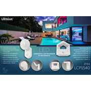 LED aplique con PIR sensor de movimiento 15W, 4000K, 220-240V AC, IP44
